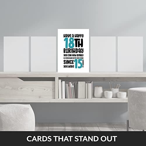 Happy 18th Birthday Cards for boys and girls including son, daughter, nephew, niece, grandson or granddaughter. On their eighteenth birthday when they're 18 years old - Funny 18th Birthday Card