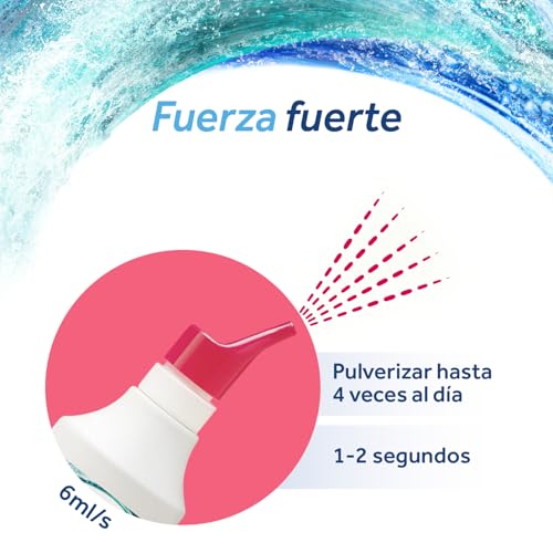 Miniatura 5 de Nasalmer Spray Nasal Fuerza Fuerte 3, 100 Agua De Mar, Alivio De La Congestión, Adultos Y Niños 10 Años, 135 Ml