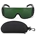 Price comparison product image Laser Goggles Safety Glasses Industrial Accessory Protective Eyewear Red Light Wavelength 650 Blue Light 445 Blue Purple Light 405nm for Light Filter(Green)