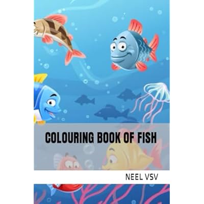 COLOURING BOOK OF FISH: FOR KIDS