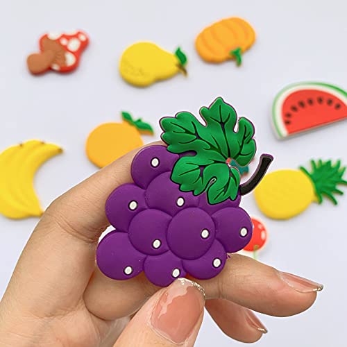 Vlook Fridge Magnets For Toddlers Soft Rubber Safety Magnets For Kids Children Magnets Baby Magnetic Toys Educational Gift (Fruit) #TOP6