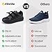 Imagen de FitVille Zapatos para Hombre Zapatos Anchos Especiales para Pies Sensibles Cómodas Zapatillas Ajustables Negro 44