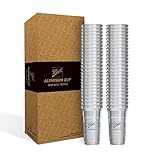 Ball Aluminum Cup Recyclable Party Cups, Ball Logo, 12 oz. Cup, 50 Cups Per Pack