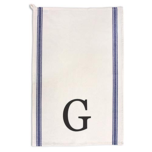 Custom Decor Kitchen Towels Alphabet Letter Monogram G Typography  Iowa 