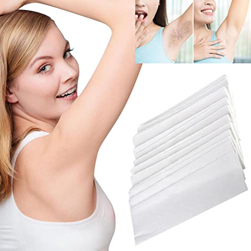 Nonwoven Waxing Strips 100 Piece Hair Removal Wax Paper Strips For Facial Body Leg Eyebrow Epilating Depilatory Paper Hair Removal Tool For Women & Men White Vkg236 #TOP4