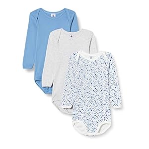 Petit Bateau Jungen Body, 3er Pack