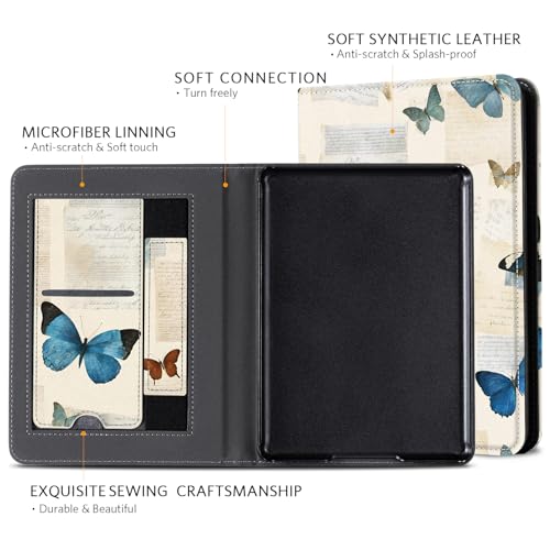 Image of CoBak Case with Stand for 6.8 inch E-Book Reader -Cover with Auto Sleep Wake,Card Slot,Hand Strap Feature - Fits 11th Generation(not Compatible with Meebook /KoBo)