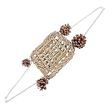 Angoily Papageienspielzeug Vogelhängematte Hängematte Für Vögel Wellensittichschaukel Futterspielzeug Für Vögel Käfigdekoration Für Wellensittiche Papageienschaukel Zubehör Für Vogelerzieh