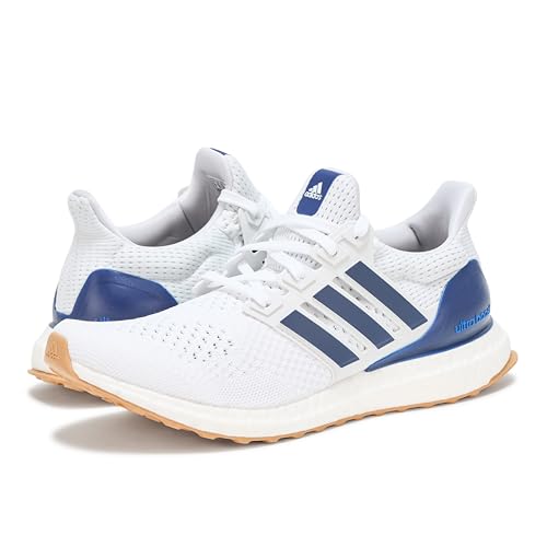 adidas Men's Ultraboost 1.0, White/Dark Blue/Gum, 143