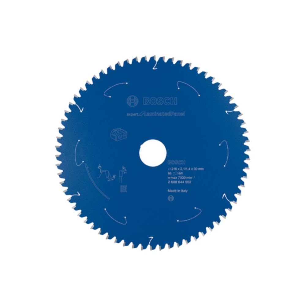Bosch Professional Accessories Circular Saw Blade Expert For Laminated Panel (Chipboard, 216 X 30 X 2.1 mm, 66 Teeth, Accessories Cordless Circular Saw)
