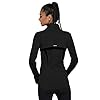 KID1234 Women's Yoga Jacket Full Zip-up Running Shirt Running Track Jacket Sportswear with Thumb Holes
