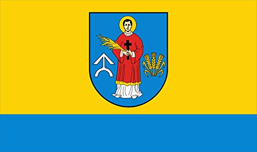 Drapeau gmina Pacyna POL drapeau paysage large pour mât extérieur