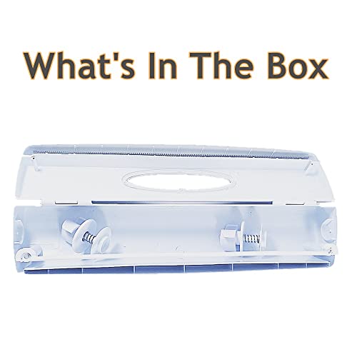 Plastic Wrap Cutter Plastic Wrap tastic Easy to Use Food Freshness Wrap Dispenser, Just Pull, Press, Cut, and Wrap Food in Parchment Paper, Aluminum Foil, Cling Wrap, Kitchen Tool Accessories - Thumbnail 3