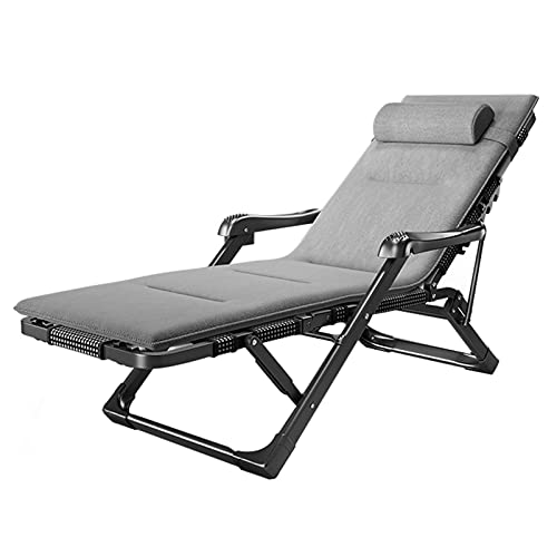 Chaise longue pliante rembourrée pour soulager le dos avec support 250 kg