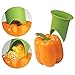 Produktbild Moent 2 Stück/Set Multifunktions-Chili-Core-Separator mit grünem Pfeffer Kunststoff-Tomaten-, Pfeffer-Obst- und Gemüse-Corer