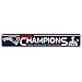 NFL New England Patriots Superbowl Champions Street Sign, Team Color