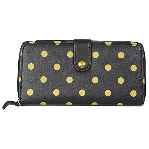 Miss Lulu Women's Polka Dot Oilcloth Purse Cover