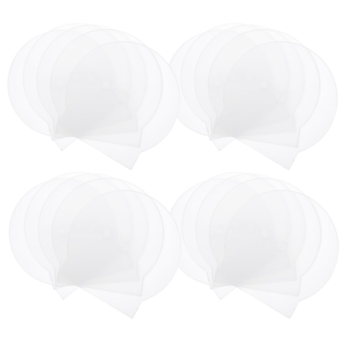 Boîtes CD plastique transparent et étuis DVD protecteurs légers pour archivage de disques