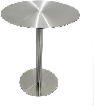 Hiver Table Internet Celebrity Milk Tea Shop Coffee Table, Bistro Bar Table, Bar Height Table, Metal Base Round Bar Table, Industrial Style Solid Table, Luxury Coffee Table 40*40*74CM 40*40*74, Round Table B