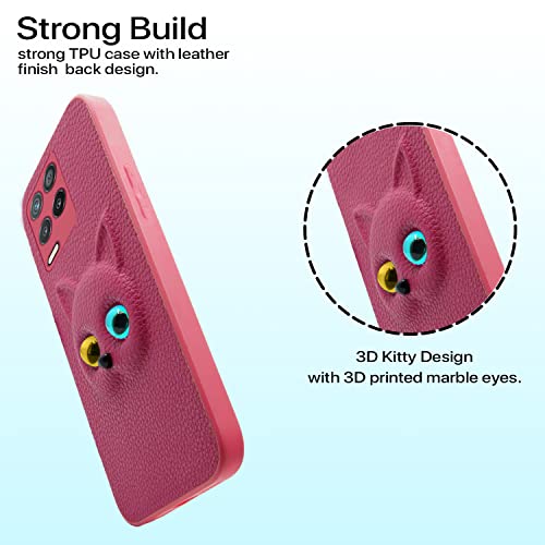Pikkme Realme 8 5G Pink Cat TPU Case - Image 3