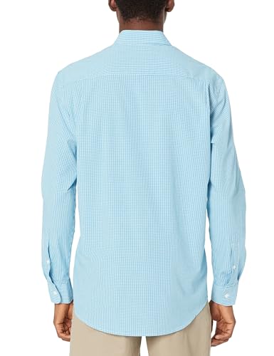 Image of Amazon Essentials Men's Regular-Fit Long-Sleeve Casual Poplin Shirt, Button Front, Business Casual, Collared