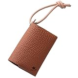 [ザリオグランデ] ティッシュカバー 本革 レザー 革紐付き 二つ折り コンパクトサイズ 日本製 【ZAG-206T】 (キャメル)