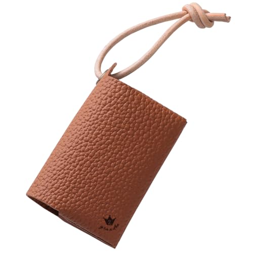 [ザリオグランデ] ティッシュカバー 本革 レザー 革紐付き 二つ折り コンパクトサイズ 日本製 [ZAG-206T] (キャメル)