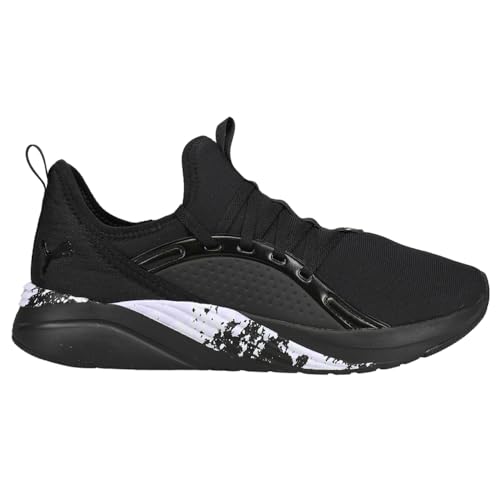 Image of PUMA Womens Softride Sophia 2.0 Ice Dye Lace Up Sneakers Shoes Casual - Black - Size 8 M
