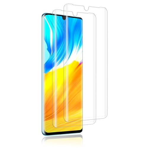 Carantee für Panzerglas für Huawei P30 Pro Schutzfolie 2 Stück 9H Härte Schutzglas für Huawei P30 Pro Displayschutz Hohe Touch-Empfindlichkeiti Anti-Fingerabdruck HD Blasenfre Displayschutzfolie