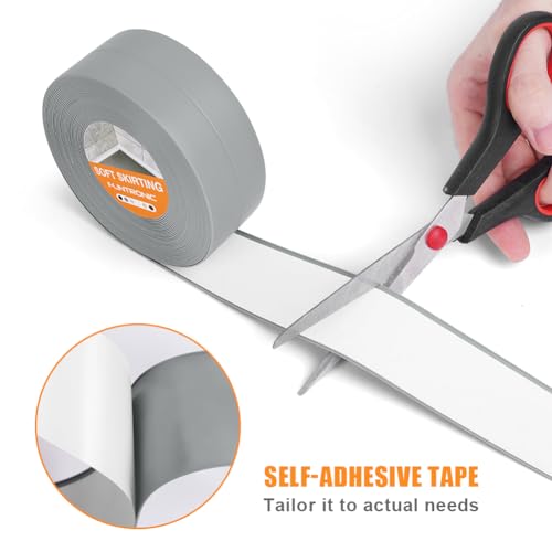 flintronic Bath Sealant Strip, 10m/32.8ft Self Adhesive Sealant Strip, Waterproof, Oilproof and Mildewproof Sealant Tape, Caulk Strip for Kitchen, Sink, Bathroom, Toilet, Wall Corner - Image 4