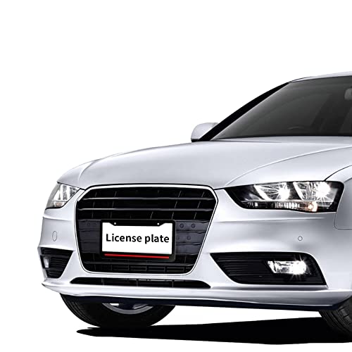 Thin Red Line License Plate Frame 2Pcs Personalized Firefighter Metal Aluminum Car Cover Tag Holder Frames Screw Caps For Us Vehicles Standard Thin Red Line Firefighter License Plate Frame #TOP5