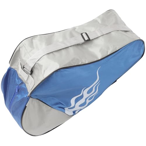 Hemobllo Bolsa para Patines de Hielo Triangular Mango Resistente y Correa Ajustable, Espaciosa y Fácil de Limpiar, Adecuado para en Actividades de Patinaje Artístico y Transporte
