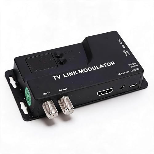 Menduner Modulador Hdmi A Rf, Convertidor Hdmi A Coaxial 1080p, Modulador De Tv Ntsc Pal Vhf Uhf Para Televisores Antiguos, Decodificador, Consola De Juegos, Transferencia De Señal De