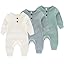 3pack Long Sleeve White+blue+green