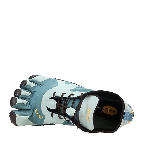 Vibram Tênis de trilha feminino Five Fingers, V-Alpha, Hydro/Black, 7 - 7.5 US