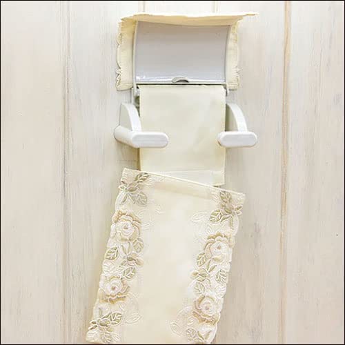 Amazon｜トイレットペーパーホルダーカバー レース トイレットペーパー