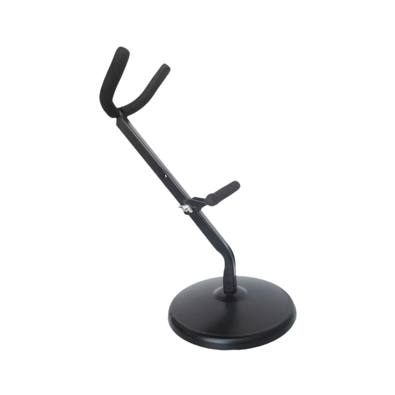 Mipcase Supporto per Sassofono Contralto Pieghevole e Resistente in Ferro Nero Spugna Struttura Antideformazione per Esporre e Conservare Sassofoni