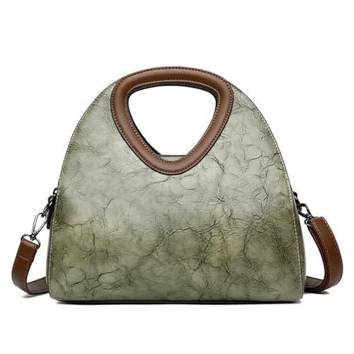 Top-handle Purse for Women Flower Print Handbag PU Leather Shoulder Satchel Waterproof Tote Bag with Adjustable Strap