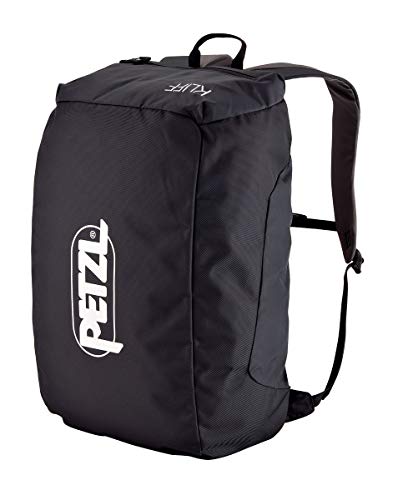 PETZL KLIFF Rope Bag - 36-Liter Rope Bag for Sport Climbing With Removable Tarp - Grey