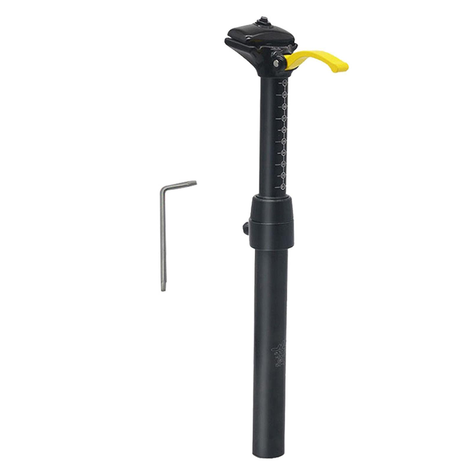 Verstellbare Sattelstütze 30,9 mm für Rennrad und Mountainbike,Schwarz,30,9 mm