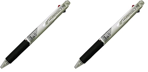三菱鉛筆 3色ボールペン ジェットストリーム 0.5 白 書きやすい SXE340005.1 (× 2)