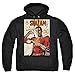 Popfunk Shazam! Fury of The Gods Shazam Comic Cover Unisex Adult Pull-Over Hoodie (Large) Black