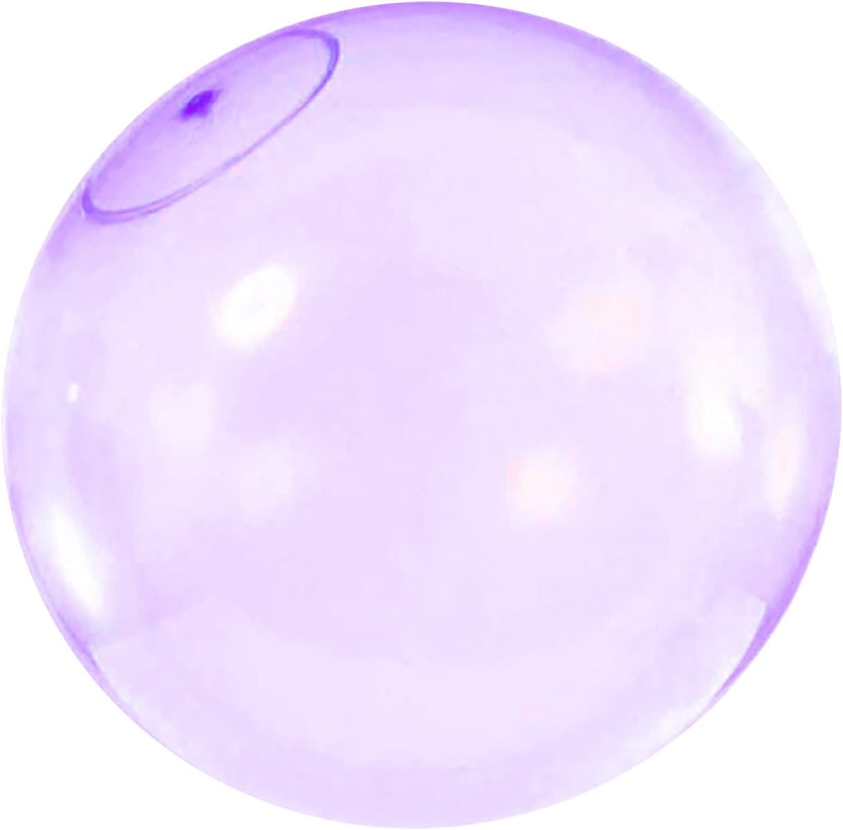 通用 Amazing Super Bubble Ball for Kids Child Boys Girls Summmer Outdoor Fun Party Bubble Ball Toys Durable Inflatable Outside Water Ball Game Toy (50-55cm, Purple)