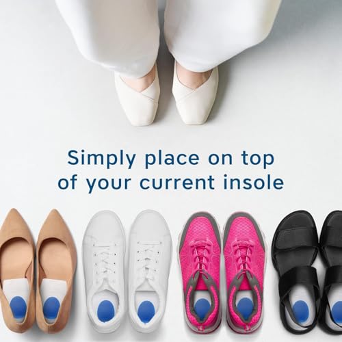 Image of Silicone Gel Heel cups Heel Pad for Heel Ankle Pain Heel Spur Shoe Support Pad for Men and Women | 1 Pair