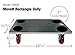 Move-It 3362 Premier 23-Inch x 12-Inch Rectangle Wood Platform Dolly, 530-lb Load Rating