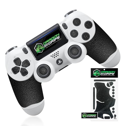 PS4 Controller Grip, 24 Pcs Black Textured Non-Slip Rubber PS4 Controller Grips Stickers, Perfectly Fit to Any Handles, Trigger Buttons & D-pad, Sweat Resistant to Enhance Gaming Control