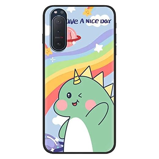 YZKJ Fodral för Sony Xperia 5 II skydd, mjukt mobilskal svart TPU mobilskal silikon mobilskal mobilskal mobilskal för Sony Xperia 5 II (6,1 tum) – LLM43