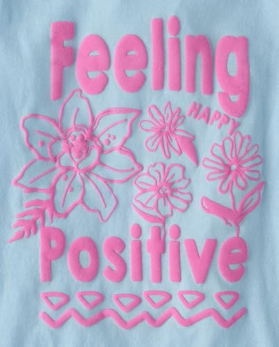 Image of The Children's Place Girls' Short Sleeve Graphic T-shirts (5-Pack)