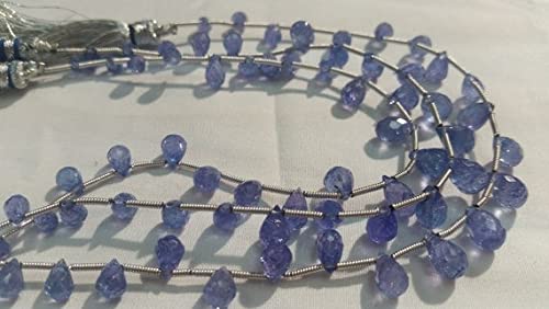 Tanzanite faceted drop LKBEADS de superbes perles pour vos bijoux d'été