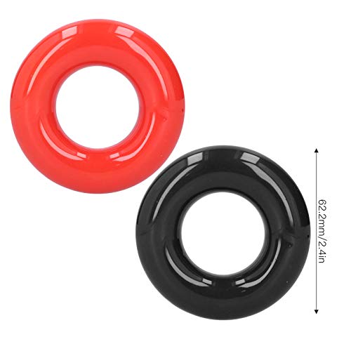 Keenso-Anillo-De-Pesas-para-Swing-De-GolfNegro-Y-RojoAnillo-De-Pesaje-Redondo-para-Palos-De-GolfAccesorios-De-Entrenamiento-De-Swing-De-Potencia-De-Pesopara-PraCtica-De-Entrenamiento-De-Calent